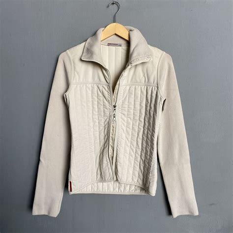 prada track jacket women& 39|prada technical jacket.